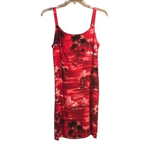 Y2K 90’s Red Summer Dress Size Medium —#049